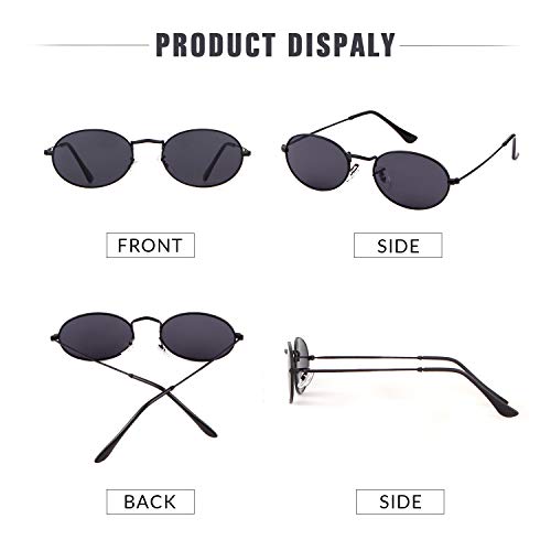 Image of GIFIORE Rimless Rectangle Sunglasses Retro 90s Frameless Sun Glasses Vintage Tint Lens Shades