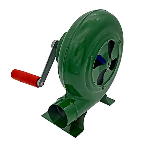 Manivelle Forgeron Forge Souffleur Ventilateur Manuel Ventilateur Manuel, pour Camping/Pique-Nique/Extérieur, Grand Gril Accessoires Cadeau