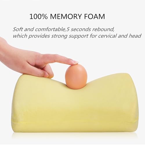 Image of Car Neck Rest Pillow, Memory Foam Head & Neck Support Cushion for Car Seat & Office Chair, Black (sdasdad)