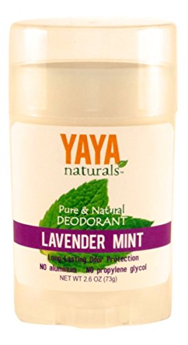 YAYA Naturals Extra Strength Deodorant made without Aluminum, Propylene Glycol and Parabens – Lavender Mint