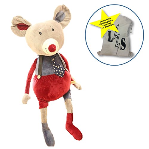 LightningStore Adorable Cute Big Giant Large Huge Long Leg Red Mouse Rat Doll Realistic Looking Stuf - //coolthings.us