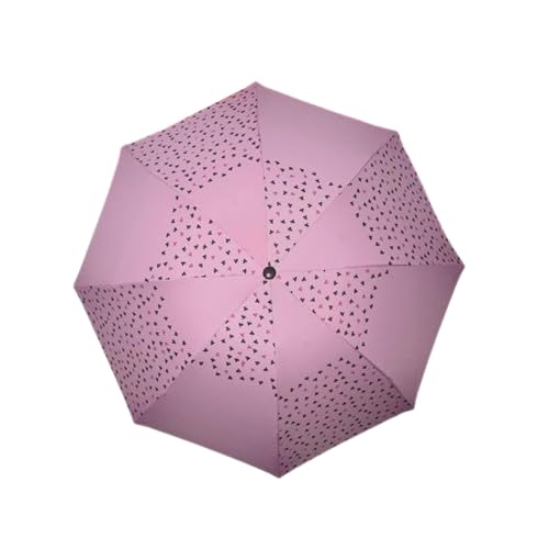 Image of KEKEMI 3 Fold Plain Pipine Umbrella for Men & Women