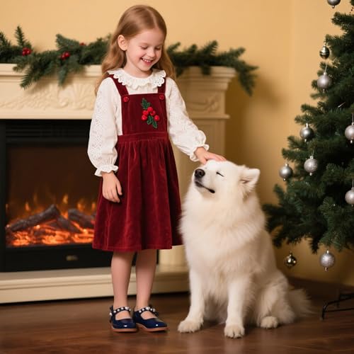 Kiderence Girls Flat Dress Shoes School Oxfords Marry Jane (Toddler/Little Kids)3