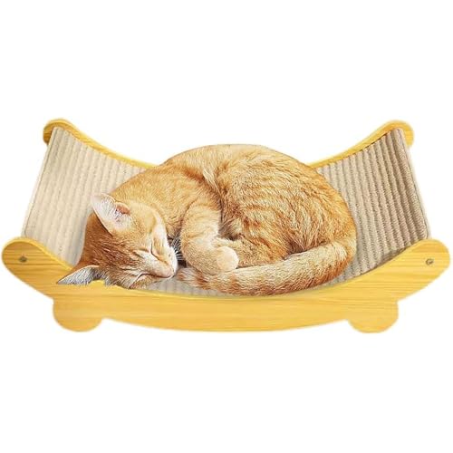 Katzen Kratzbrett Kratzlounge Kratzteppich Katze: Sisalbett und Brett Zum Wiederverwendbares Kratzmatte Lounge Katzensofa Kratz Kratzbretter Teppich (39 * 32cm)