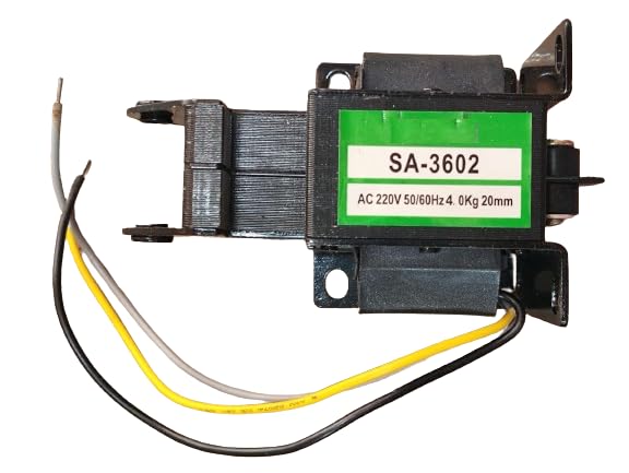 DeHMY AC 220V Tractive Solenoid Electromagnet: Compact, Lightweight, and Reliable for Mechanical Systems (SA-3602 (4Kg))