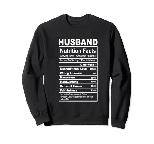Datos nutricionales de Husband Sudadera