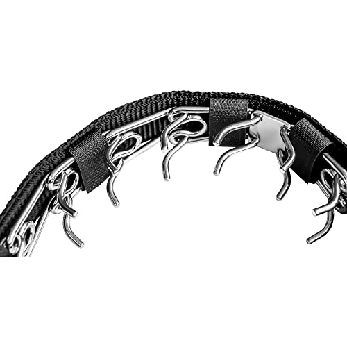 Herm Sprenger Hundehalsband-Abdeckung aus Nylon für kleine, mittelgroße und große Hundehalsbänder, strapazierfähiger Schutz für Hundehalsband, 39,6 cm, Schwarz