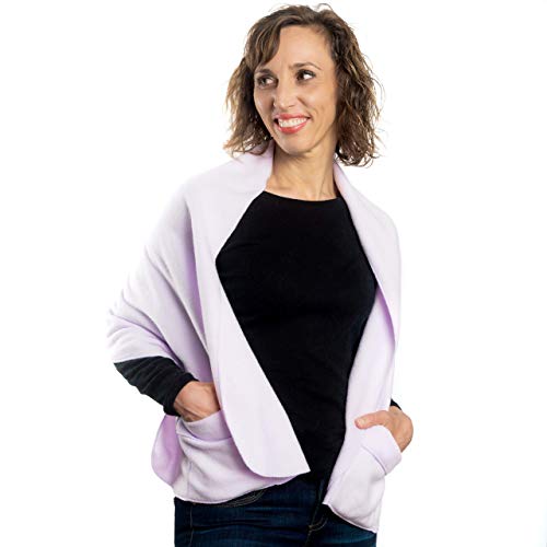 Comfort Finds Polar Fleece Shawl with Pockets - Pack of 22