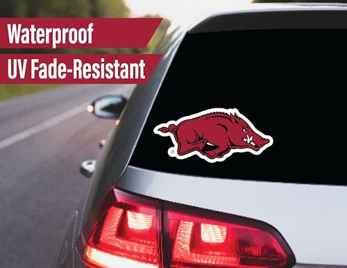 Image of Arkansas Razorback Stickers & Decals, Car Decal, Vinyl Sticker Set 14 Pc