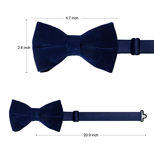 Moño para Hombre Preanudado de Terciopelo Ajustable miniatura 6