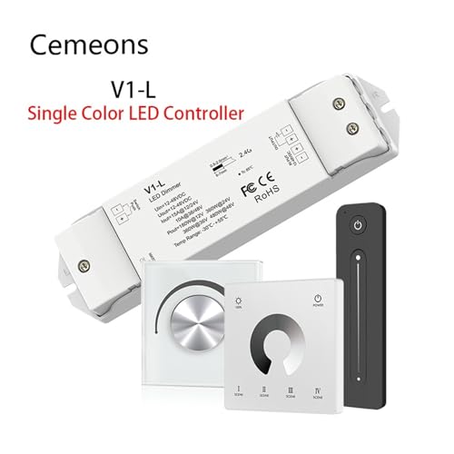 LED Controller 12-48V V1-L variateur monochrome touch dimmer switch TW1