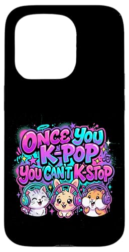 Once You K-Pop You Can't K-Stop ���킢���������y���D�� �X�}�z�P�[�X iPhone 15 Pro �p