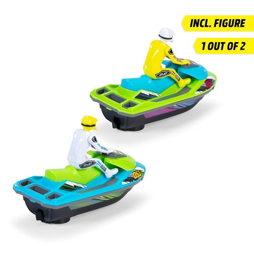 Dickie Toys Jetski Racer, Zufällige Auswahl aus 1 von 2 verschiedenen Jetskis