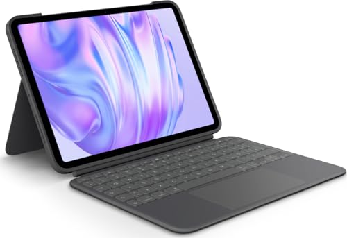 Logitech Combo Touch iPad Pro 11 Pouces (M4)(2024) Keyboard Case - Clavier rétroéclairé détachable avec béquille, Frappe Confortable, Mode Multi-Usage - QWERTZ