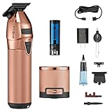 BaBylissPRO FXONE Hair Trimmer with Interchangeable Battery, Electric Trimmer for Men, Titanium T-Blade for All Hair, Up to 3-Hour Runtime