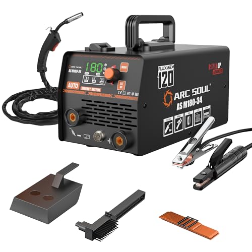 Image of AS M180-34 2-in-1 MMA /MAG Welding Machine 180A, IGBT Inverter Welder, Hot Start & Anti-Stick, 0.8-1.0mm Flux Wire Compatible, MAG Torch Included - 6 Months Warranty