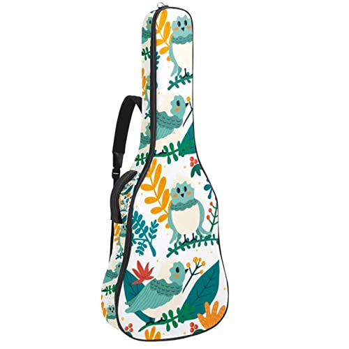 Housse imperméable pour guitare acoustique avec double bandoulière et poche Motif maison mignonne, Multicolore 03., 42… - Les Beatles, Paul McCartney, John Lennon, RIngo Starr, George Harrison Housse imperméable pour guitare acoustique avec double bandoulière et poche Motif maison mignonne, Multicolore 03., 42…