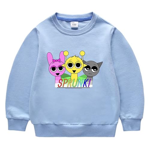 [BOYOUTE] スプランキー キッズ クルーネックスウェットシャツ 子供服 ベビー服 男の子 女の子 キッズ服 綿 長袖 Ｔシャツ トップス スウェット 春秋冬 日常着 コスチューム プレゼント