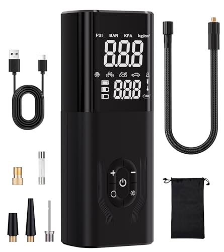 Tire Inflator Portable Air Compressor, 180PSI Air Pump for...