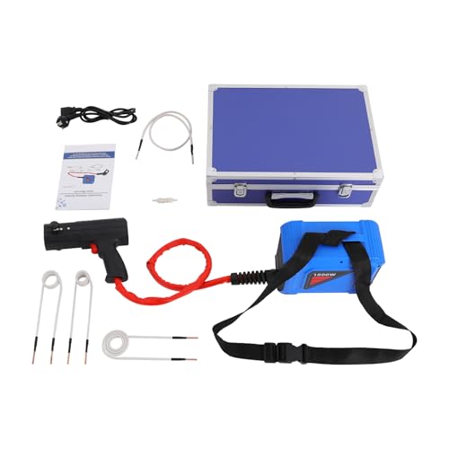 Induktionsheizgerät Kfz 1800W Induktionsgerät Kfz 800℃ Induktion Schraubenlöser Magnetische Induktionsheizgerät Induktions Heizgeräte Kfz mit 4 Heizspulen Induktionsgerät Werkstatt