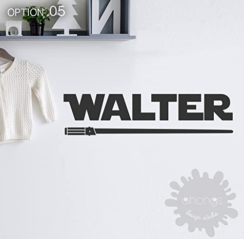 Vinilo decorativo personalizado con nombre miniatura 7