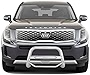 Black Horse Max Beacon Bull Bar No Skid Plate Stainless Steel Compatible with 2020-2023 Kia Telluride|2020-2023 Hyundai Pallisade-MAB-B7502S