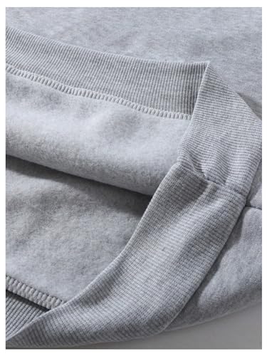 SOLY HUX Sweatshirts for Men Letter Print Drop Shoulder Long Sleeve Casual Pullover Tops4