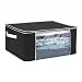 Kennedy Home Collection 5175 Jumbo Blanket Bag, Black/Cream (23.5inx17.5inx12in)