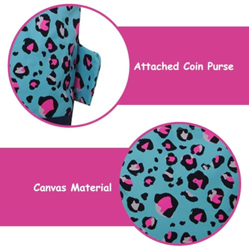 Image of NGIL Medium Top Zipper Closure Canvas Tote Bag with Attached Matching Coin Purse For Moms and Nurses