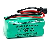 4.8v 800mAh Ni-MH Battery Pack for RC Car Boat High Performance General Purpose Remote Control