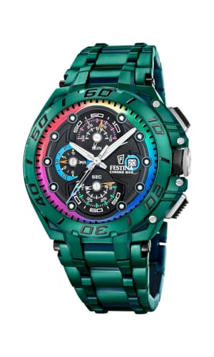 Image of Festina Special Edition 2026 'Chrono Bike' Collection Watch with Stainless Steel Bracelet F20760/1