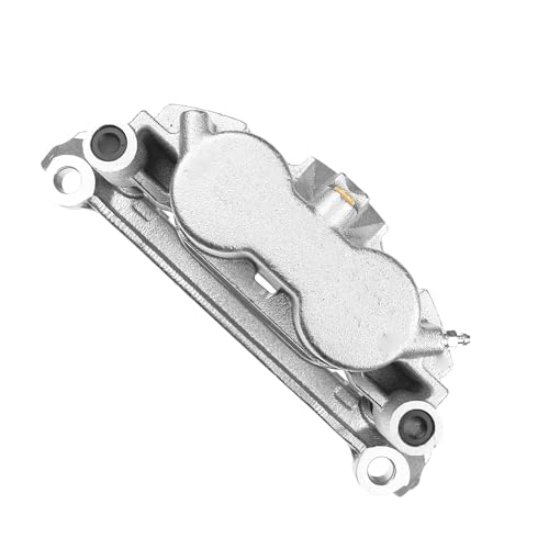 Image of Detroit Axle - Rear Left Brake Caliper for 2011-2019 | Chevy Silverado 3500 HD GMC Sierra 3500 HD DRW Disc Brake Caliper with Bracket 2012 2013 2014 2015 2016 2017 2018 Replacement