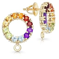 Orecchini Pendenti Pride Arcobaleno A Strati In Nappa - Accessori LGBT, Gioielli Per Donne Gay Lesbiche