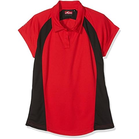AKOA Girls Red Polo Sports Shirt Cover