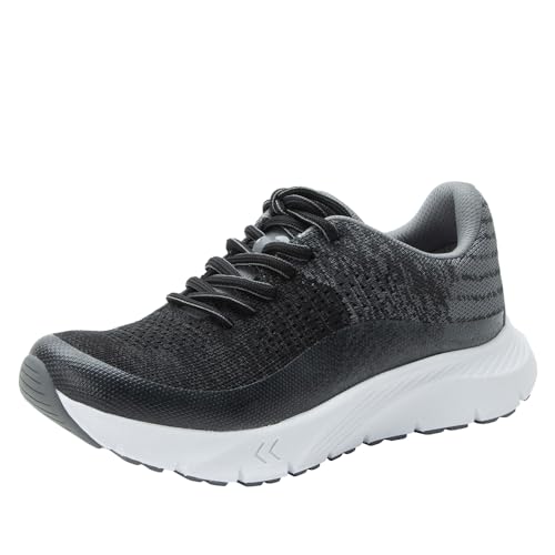Alegria Revl ReBounce - Tenis deportivos para mujer, ligeros, de punto, para caminar, tenis, Grafito, 41/42 EU