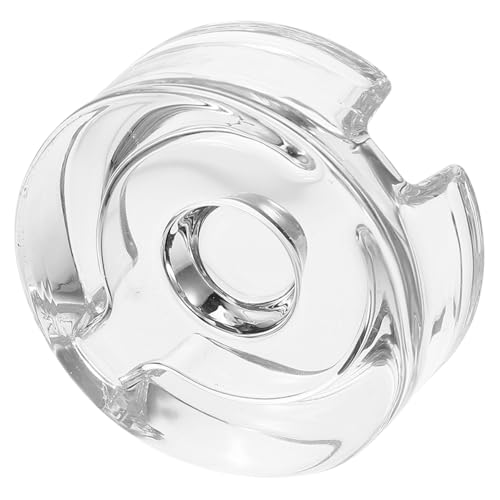 GLEAVI 発酵用ガラス重石 透明でコンパクト 滑り止めハンドル付き 広口メイソンジャー対応 酸素遮断密封効果 漬物 ザワークラウト 果実発