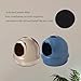 Delapan 10 Pack Charcoal Cat Litter Box Replacment Filter fits Petmate Booda Dome Cat Litter Box Carbon Odor Filters