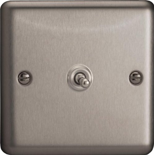 Varilight - Intermediate Classic Toggle Switch Matt Chrome - XST7