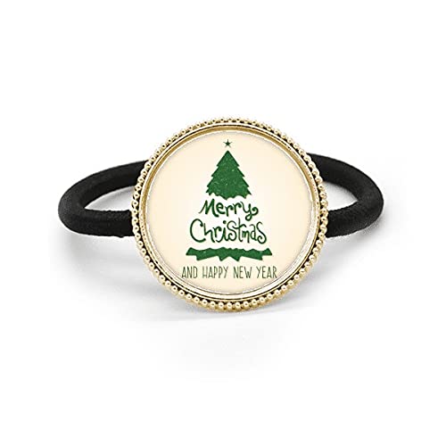 Diadema de metal para cenas de Navidad y eventos familiares con árbol verde