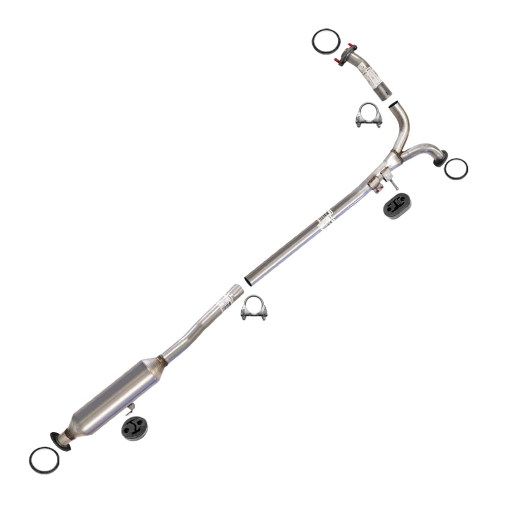 Northeastern Exhaust | Stainless Steel Resonator Pipe Compatible for 2007-2011 Toyota Camry 3.5L | Free Gaskets, Clamps, and Hangers Included | Automotive Replacement Part