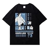 Unisex Ajiro Shinpei Camiseta Manga Japonesa Summertime Render Camiseta Verano Suelta Camiseta Oversized