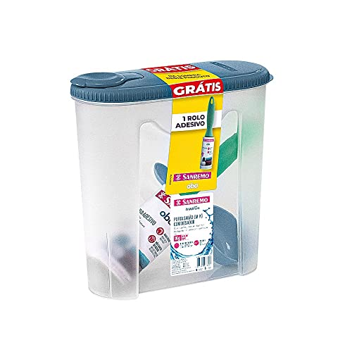 Sanremo - Conjunto para Lavanderia com Porta Sabão em Pó Plá...