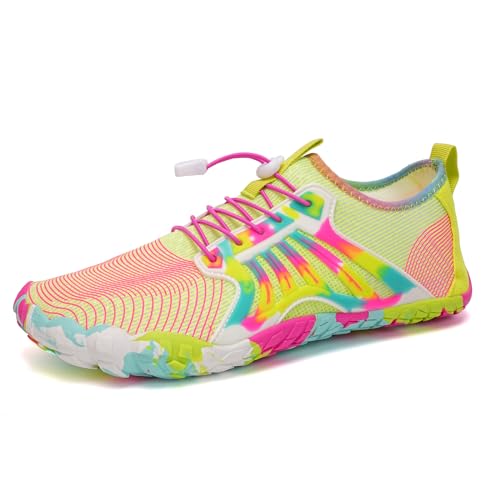 Image of Water Shoes for Men Barefoot Quick-Dry Aqua Sock Outdoor Athletic Sport Shoes for Kayaking, Boating, Hiking, Surfing, Walking