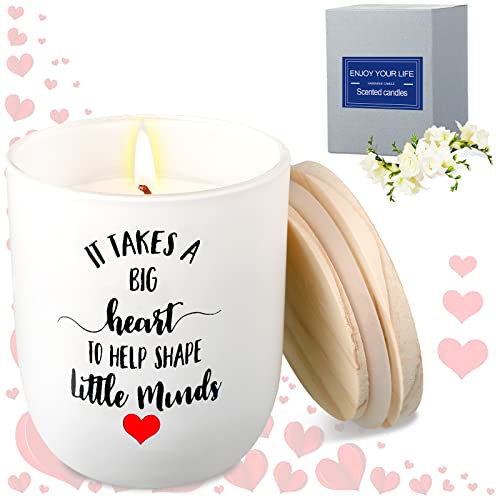 Teacher Appreciation Gifts Thank Candle Gifts For Women From Students Best Teacher Gifts Birthday Graduation Gifts For Teacher Retirement Gifts Freesia Scented Candles Lasts 50 Hours (Stylish) #TOP29