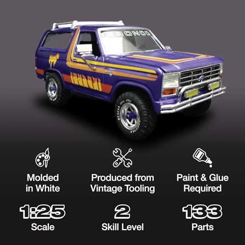 MPC 1980 Ford Bronco Modelo a Escala 1:25 miniatura 3