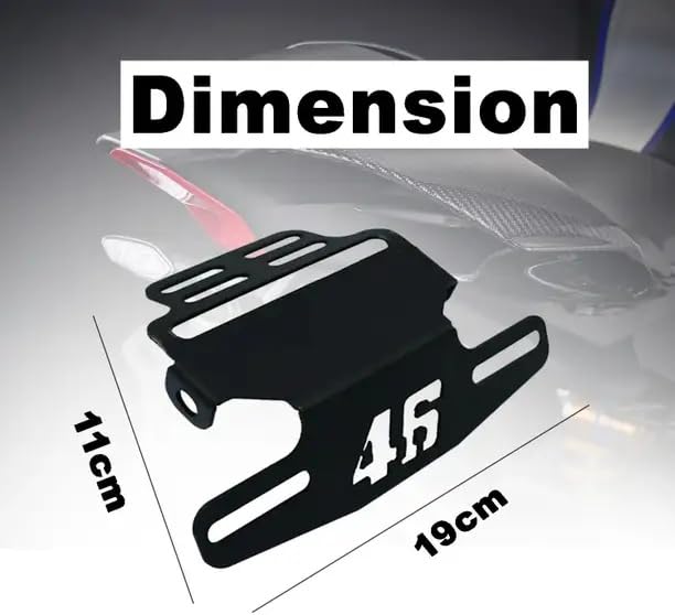AMB 46 Tail Tidy License Number Plate Holder for All Bikes