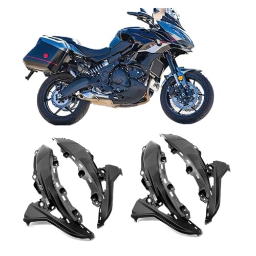 Couvercle de panneau latéral de carburant gauche brut Kawasaki 650 - 2