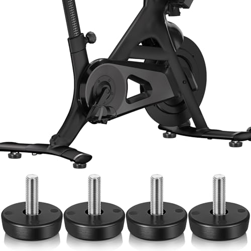 VALICLUD Hardware de Montaje para Equipos de Fitness 4 Piezas Patas Regulables Ventosas Antideslizantes para Cintas de Caminar y Gimnasio en Casa