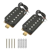 Laroal 2 Tonabnehmer für E-Gitarre, Hummer Pica Humbucker mit Hals und Brücke, 50 mm Tonabnehmer, Instrumentenzubehör