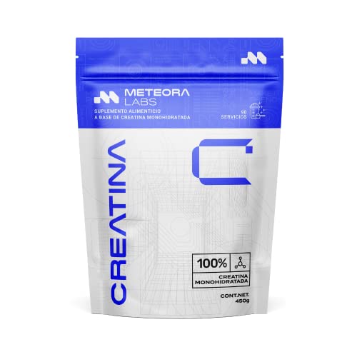 Mejores precios y opiniones de Creatina suplemento deportivo los más solicitados. 25 METEORA LABS Creatina Monohidratada de Alta Pureza - Suplemento Sin Aditivos para Nutrición Deportiva - 90 Porciones
